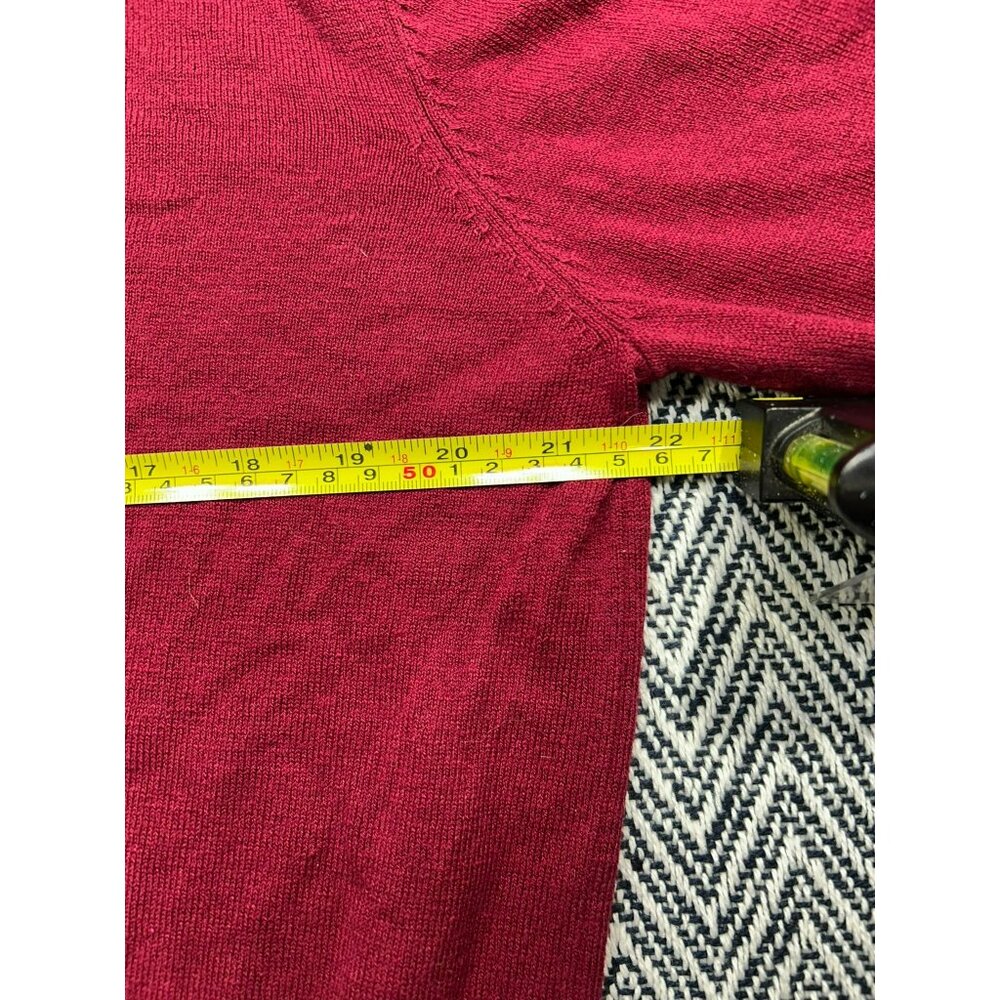 Paul Fredrick Men's XXL Red Mock Neck Sweater Long Sleeve Knit Pullover Casual/B - Picture 5 of 9